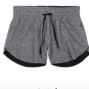 Lululemon Athletica Choose a Side Shorts Black and Heather Gray Size 4